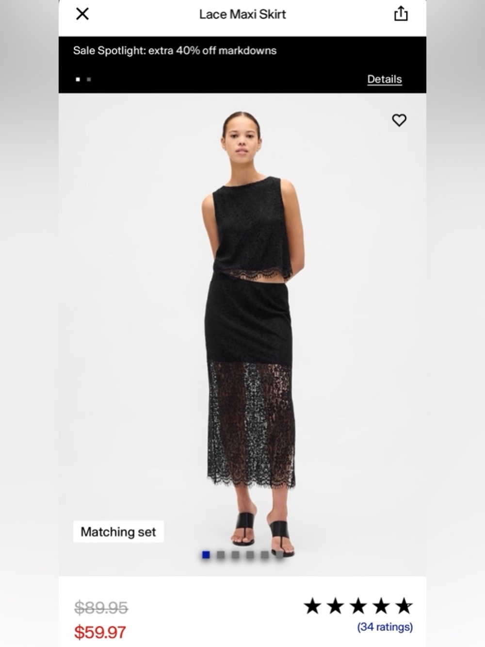 Black Lace Maxi Skirt - Elegant Semi-Sheer Design